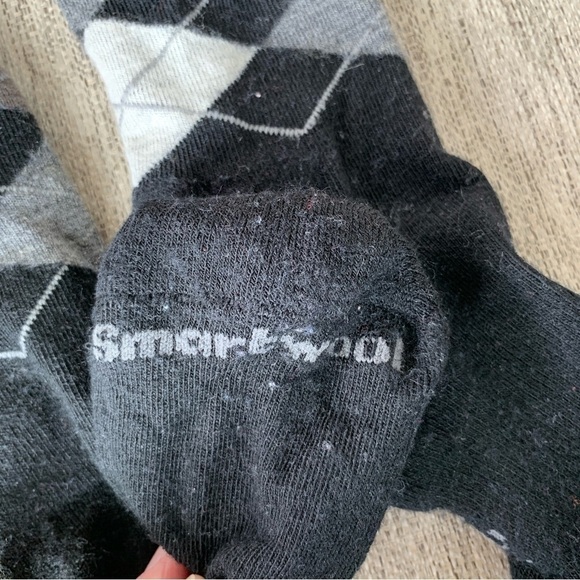 Smartwool Black Argyle Socks - Picture 2 of 5